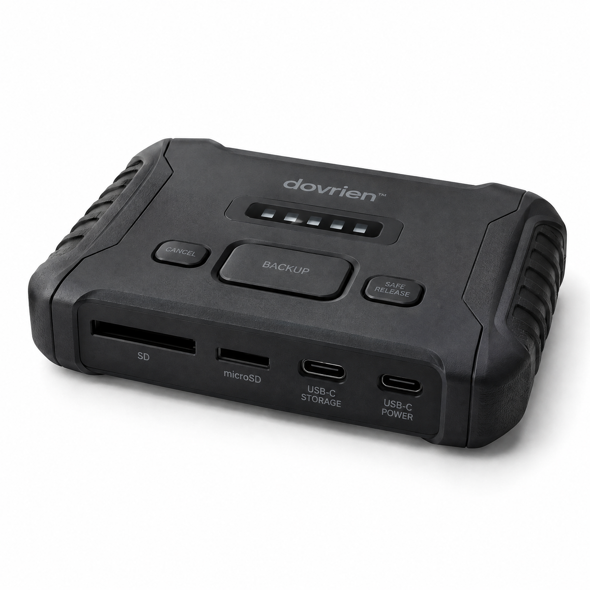Dovrien™ FieldVault Portable Memory Card Backup Hub