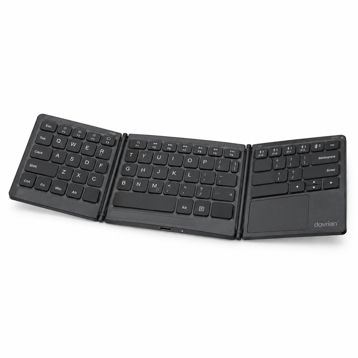 Dovrien™ KeyFold Tri-Fold Bluetooth Travel Keyboard
