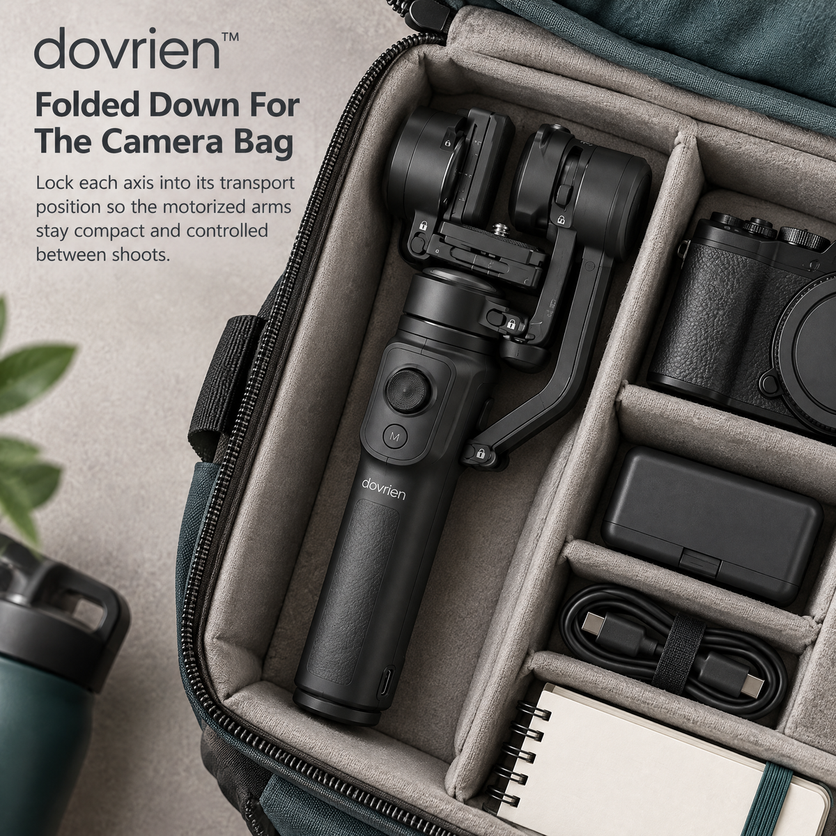 Dovrien™ OrbitFold Pocket Camera Gimbal