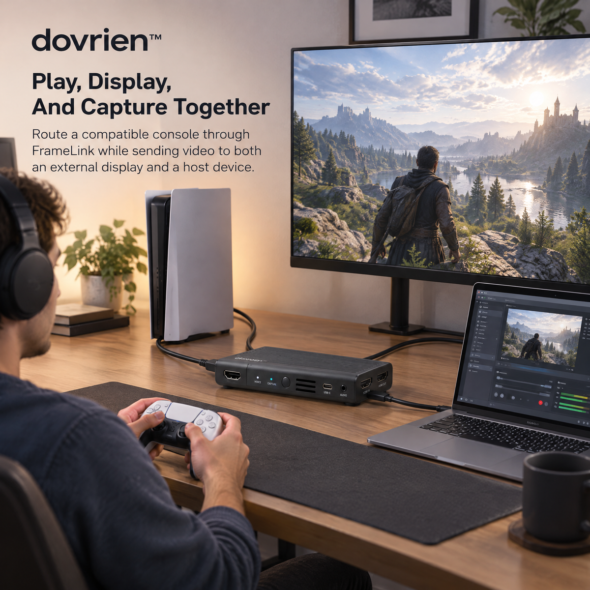 Dovrien™ FrameLink USB-C Video Capture Interface