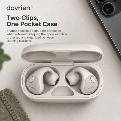 Dovrien™ AirLoop Open-Ear Clip Wireless Headphones