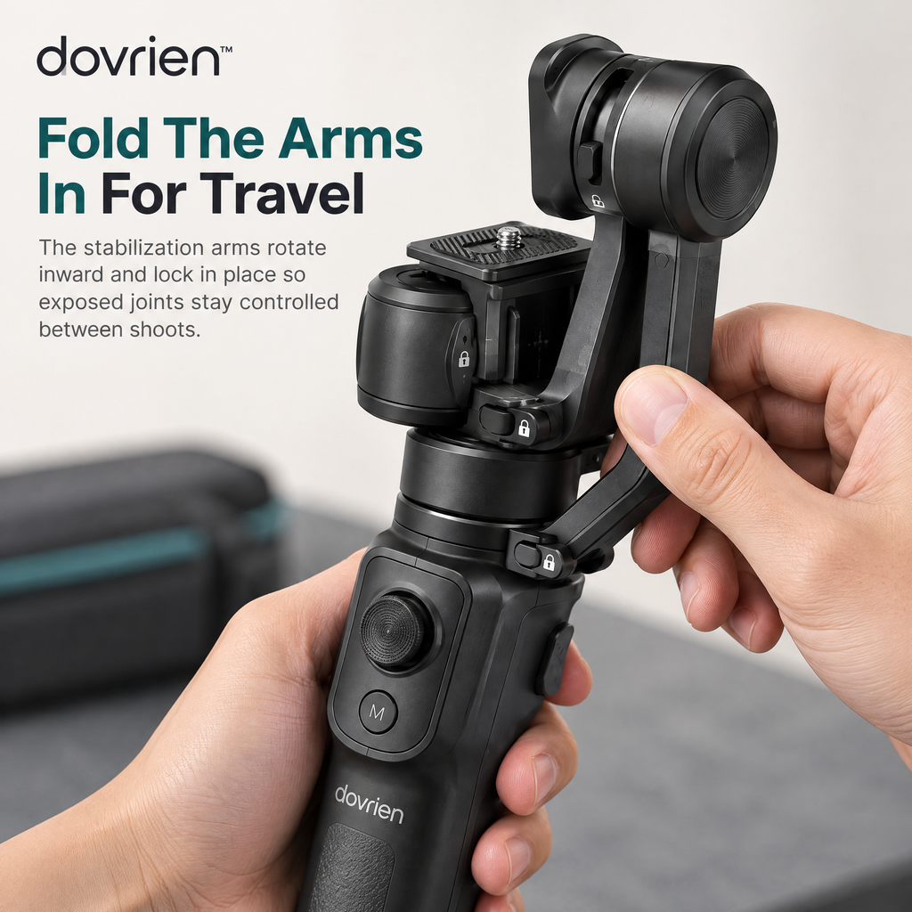 Dovrien™ OrbitFold Pocket Camera Gimbal