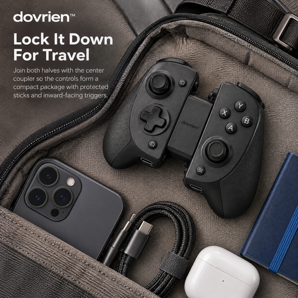 Dovrien™ GripShift Split Wireless Mobile Game Controller