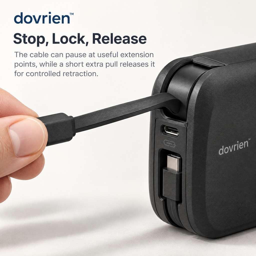 Dovrien™ PivotCharge Convertible USB-C Travel Charger