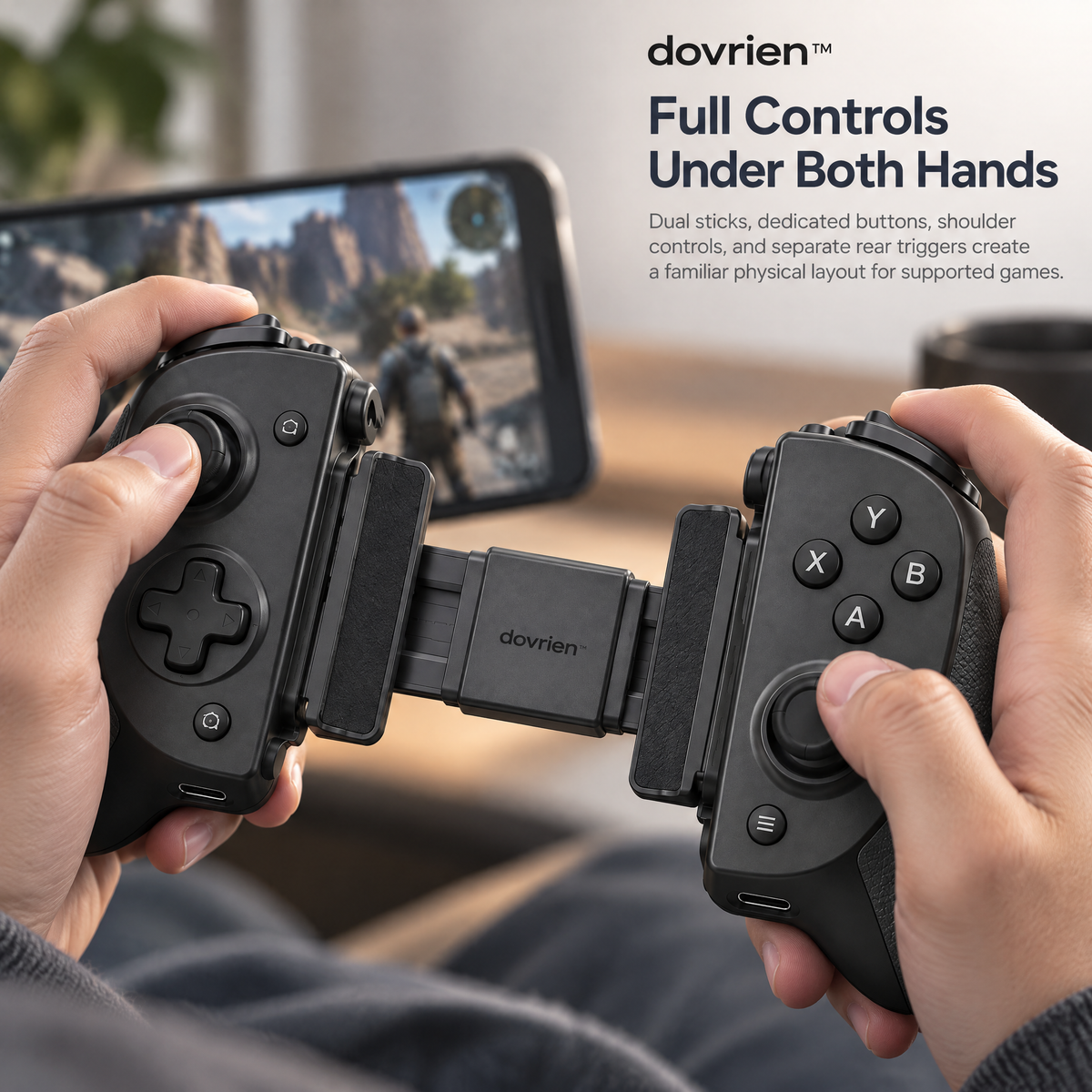 Dovrien™ GripShift Split Wireless Mobile Game Controller