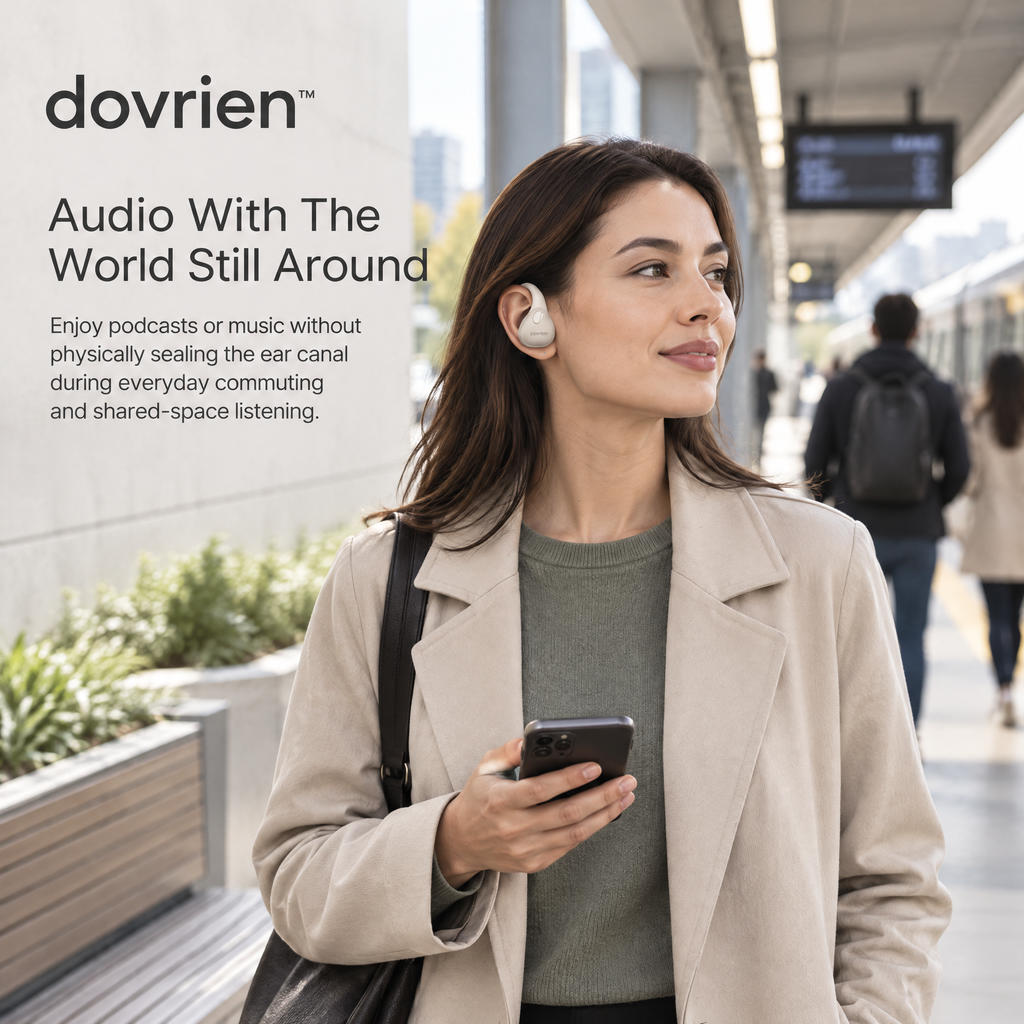 Dovrien™ AirLoop Open-Ear Clip Wireless Headphones