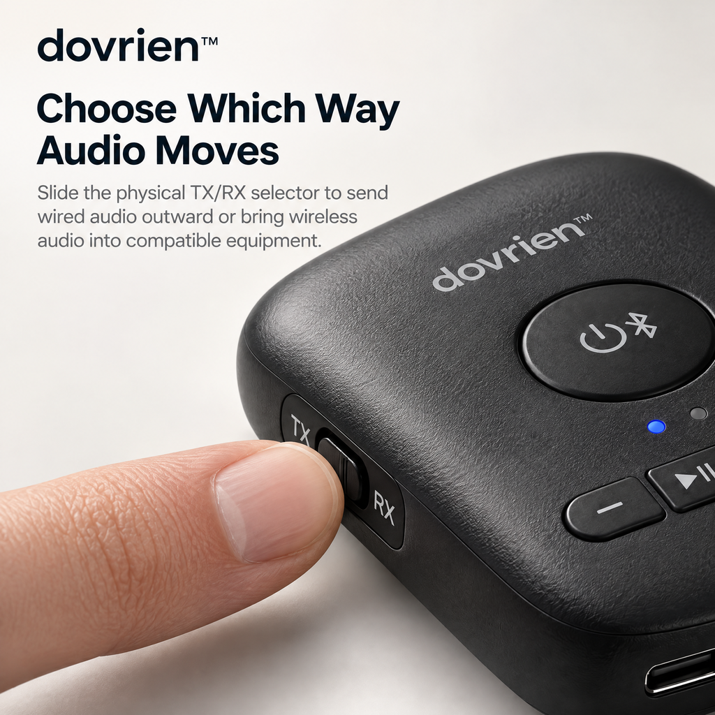 Dovrien™ WavePort Bluetooth Audio Transmitter &amp; Receiver