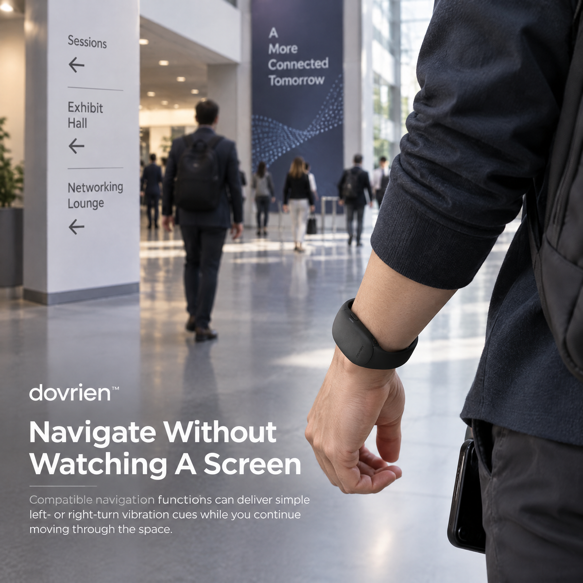 Dovrien™ LinkBand Haptic Notification Wristband
